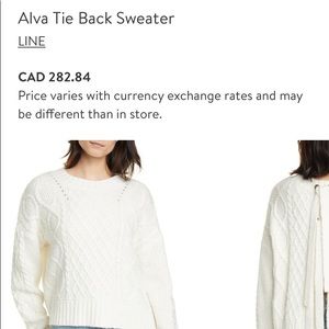 Line the label Alva sweater